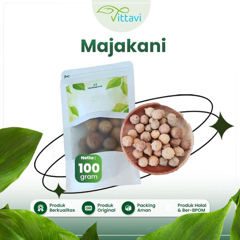 

☘️Vittavi☘️ Buah Majaan Manjakani / Majakani Hijau & Kuning Asli Merapatkan otot miss V