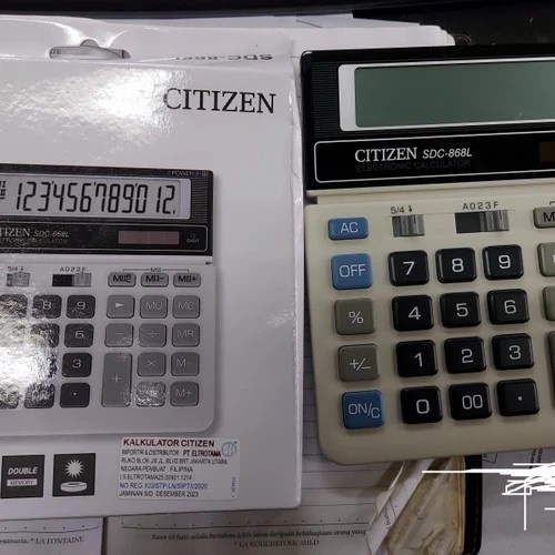 

Kalkulator Citizen Sdc 868L (Original )