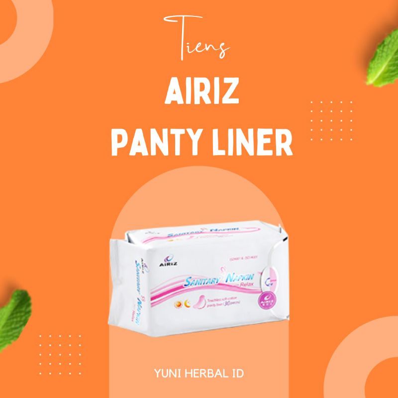 PANTYLINER HERBAL/PEMBALUT TIENS/AIRIZ TIENS