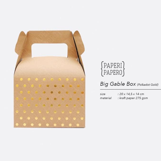 

!!!!!!] Polkadot Gable Box by Paperi Papero