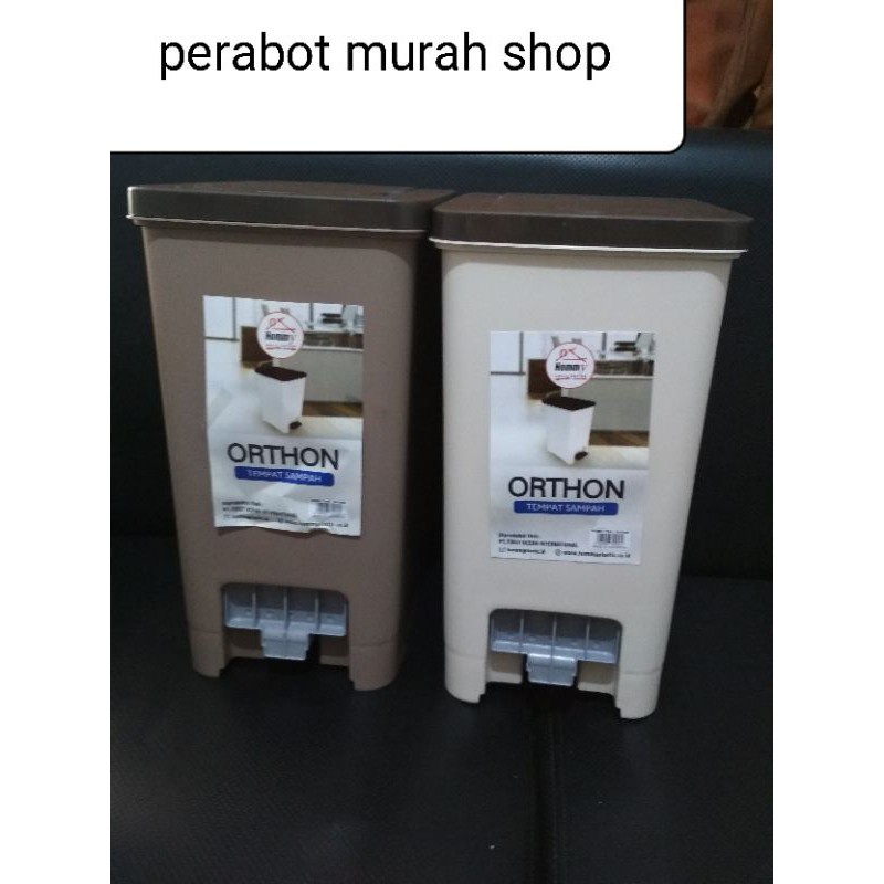 Tempat Sampah/Tempat Sampah Injak/Tempat Sampah Orthon/Tempat Sampah 20Liter/Tempat Sampah Homy