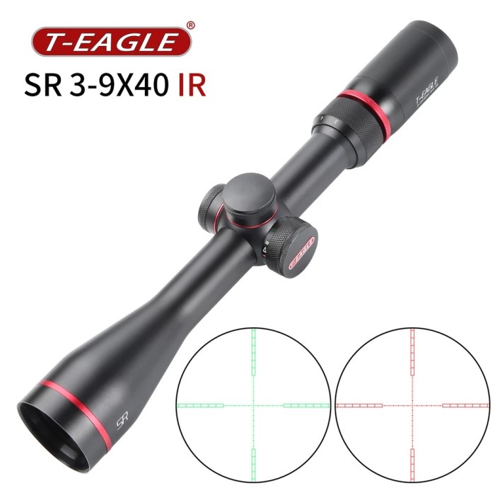 Terlaris Teleskop T-Eagle Sr 3-9X40 Ir Hk Telescope Scope T-Eagle Sr Ir