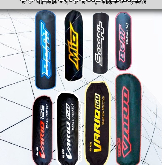 ★ 0PA Cover shock belakang Scoopy / Beat /  Mio / Vario 125 / Vario150 / Vario160 ✢ ➫