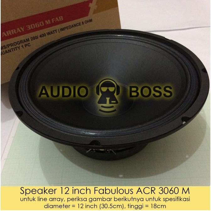 SALE Speaker ACR 12" Fabulous 3060 ACR 12 inch Fabulous / 12" Fabulus 3060 Termurah