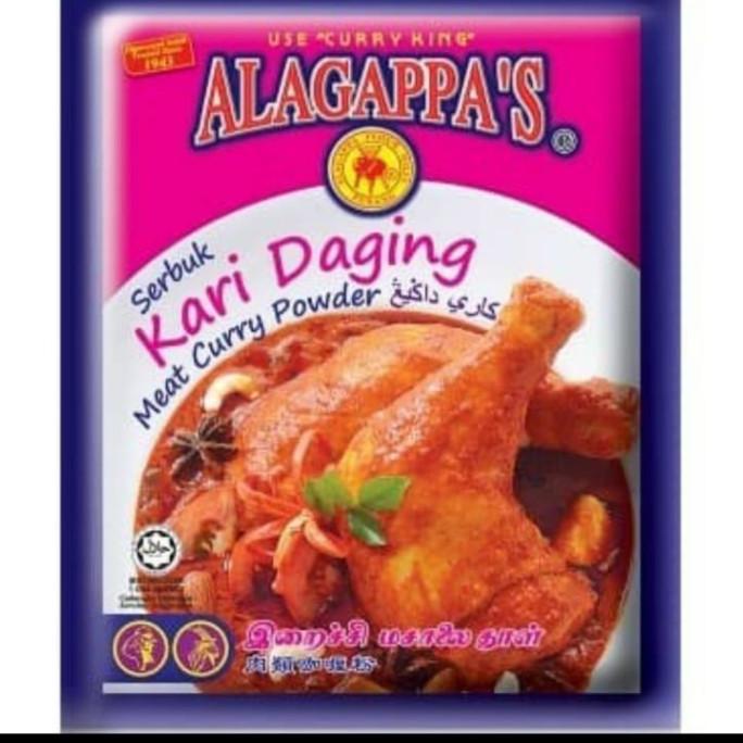 

Open DS] ALAGAPPAS SERBUK KARI DAGING / MEAT CURRY POWDER /Kari /curry/230 Gram