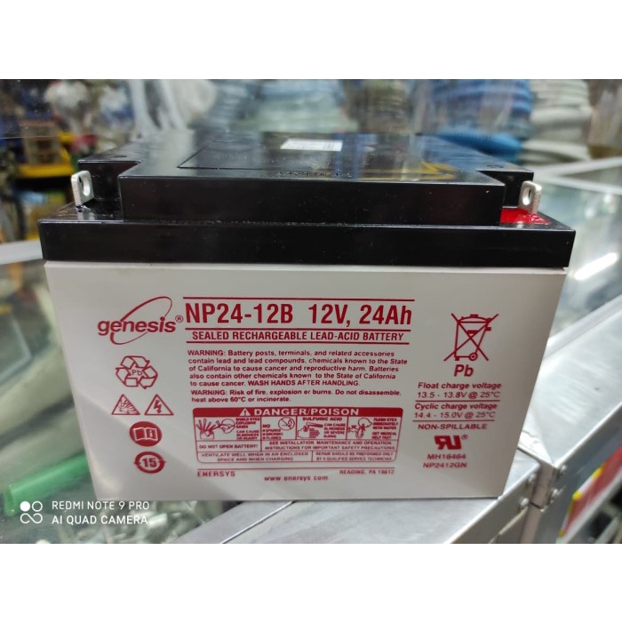 Battery Vrla Genesis Np24-12B 12V 24Ah