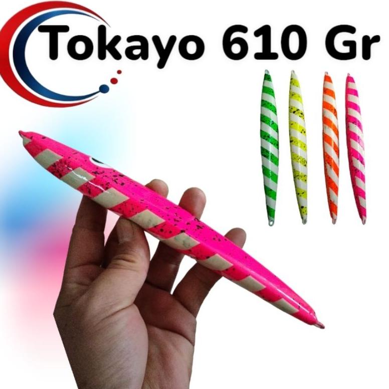 Viral Metal Jig 600 Gram (Tokayo)Gid Zebra