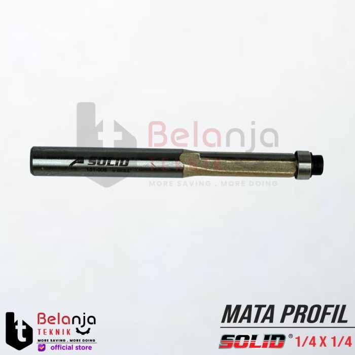 Solid Mata Profil Straight Bit 1/4 X 1/4 MM Pisau Router Bits Lurus keren