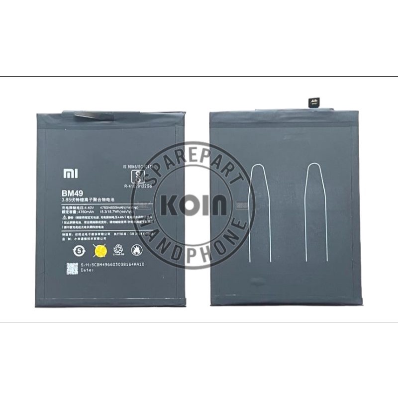 BATERAI/BATRE/BATTERY XIAOMI MI MAX BM49/BM 49/BM-49 ORIGINAL