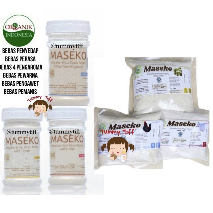 

Terbatas Maseko Kaldu organik BOTOL & REFILL 100gr Non MSG Lingkar Organik Makanan Bumbu Bunda MPASI Bayi Penambah Nafsu Makan