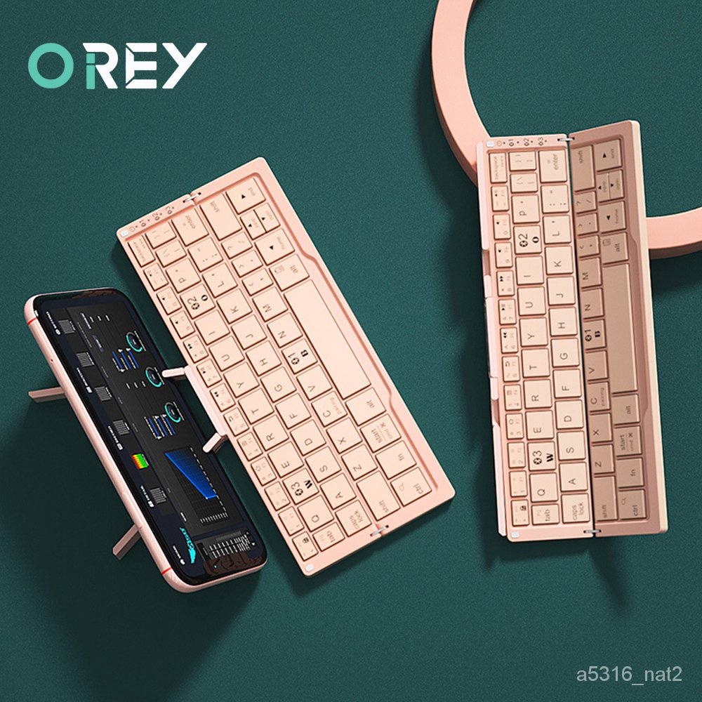 ✅&Mini Folding Keyboard Bluetooth Wireless Keyboard Foldable Wireless Keypad For Laptop Windows Andr