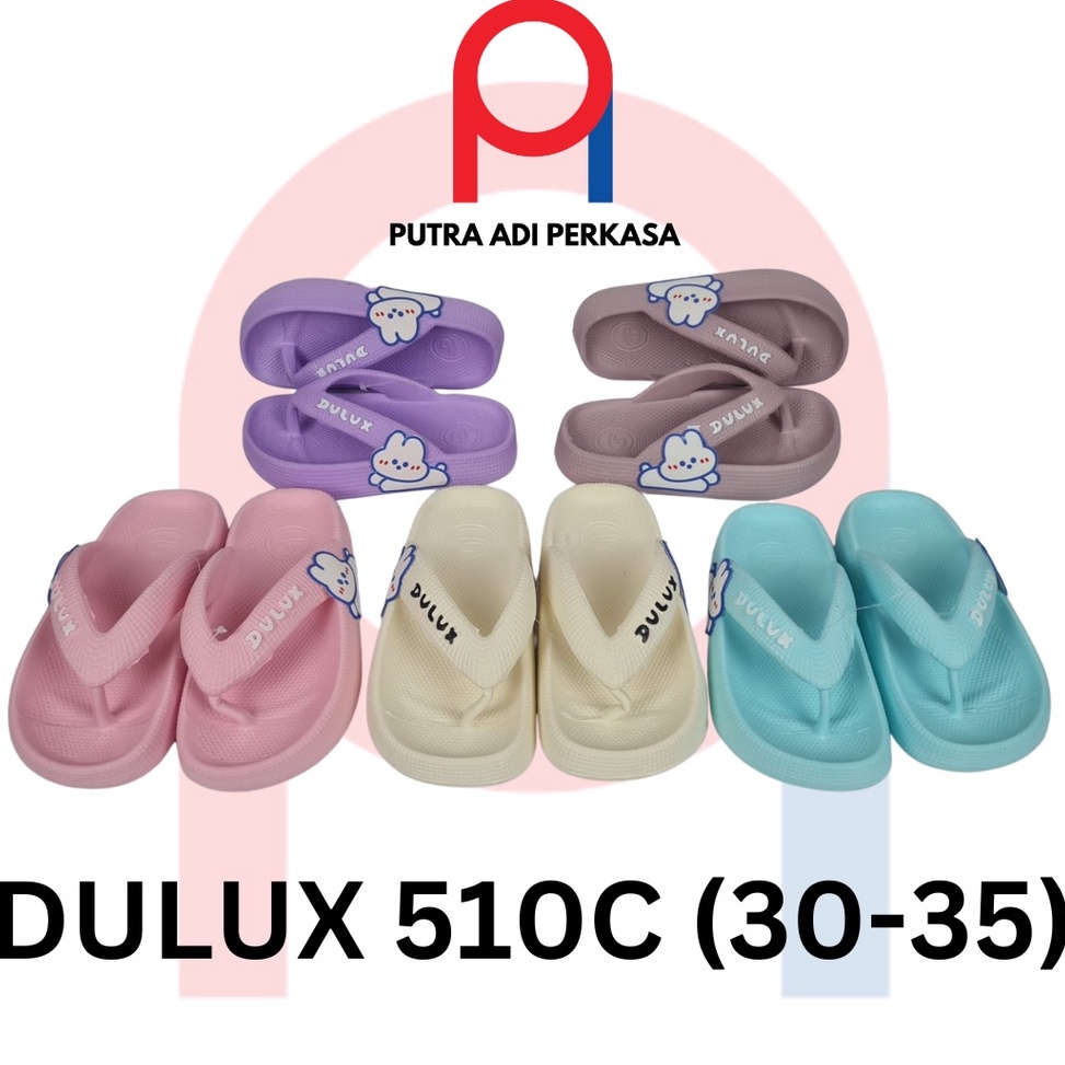 ✨ Sandal jepit anak perempuan Model Cute Bunny NEW DULUX 510C 