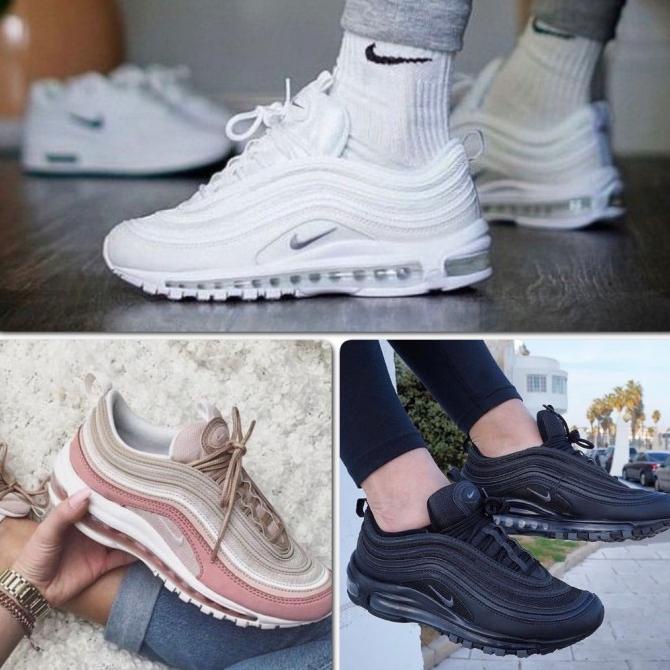 SEPATU AIRMAX 97 RUSH PINK/AIRMAX 97 BLACK/WHITE ORIGINAL