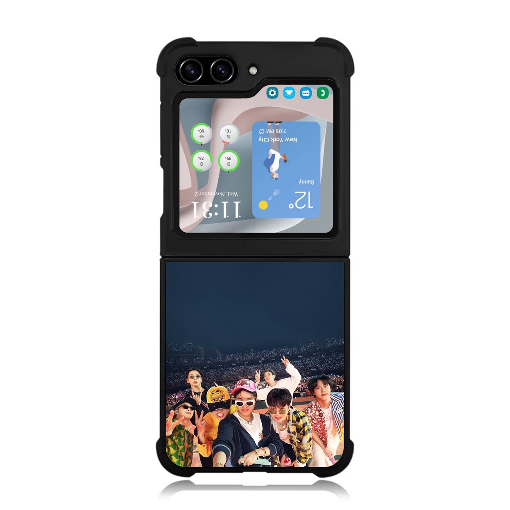 Case Casing Softcase Cover Samsung Galaxy Z Flip Fold 5 4 3 5g BTS BG0184