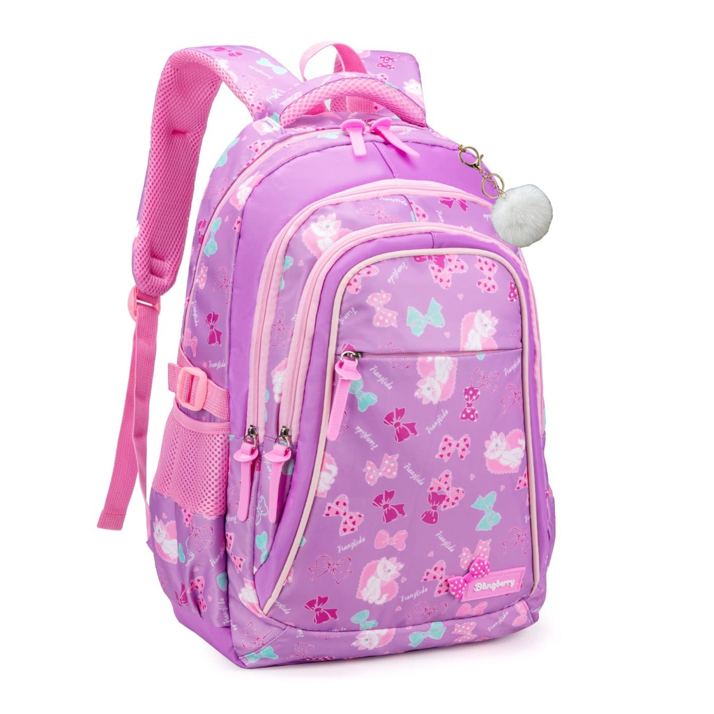 Backpack Anak Cat Pita Import Bekualitas Tas Ransel SD SMP SMA Motif Kekinian Kitty Backpack Blingberry Original Import Grosir Tas Ransel Anak Kado Ultah Anak Perempuan