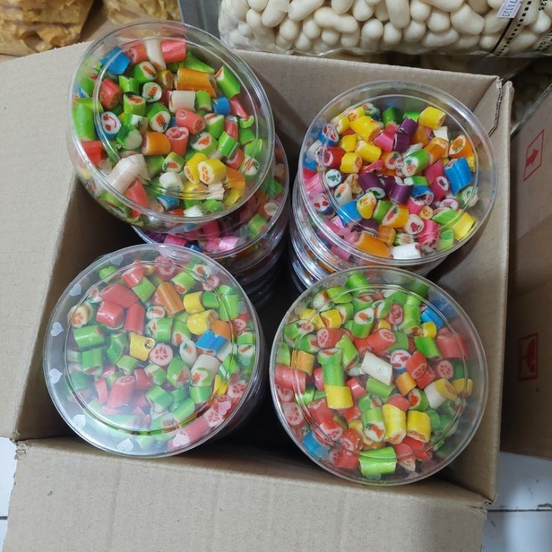 

PERMEN VIRAL BUAH TOPLES Netto. -+200gram
