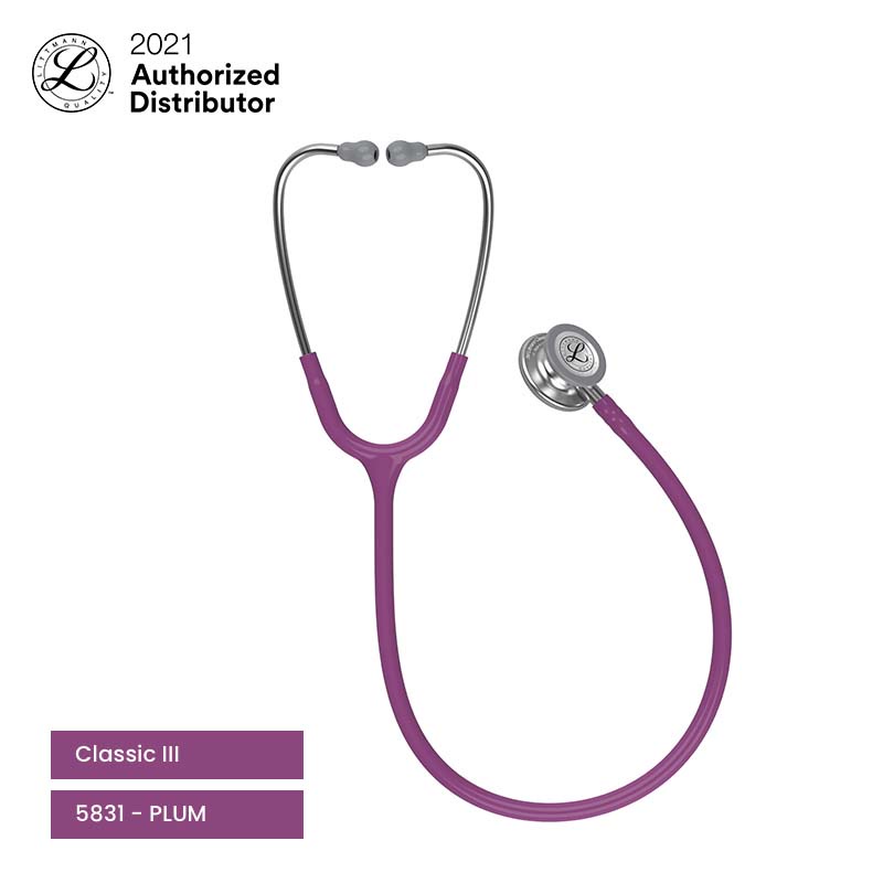 3M Littmann Classic III Stethoscope / Stetoskop Dewasa - PLUM - 5831