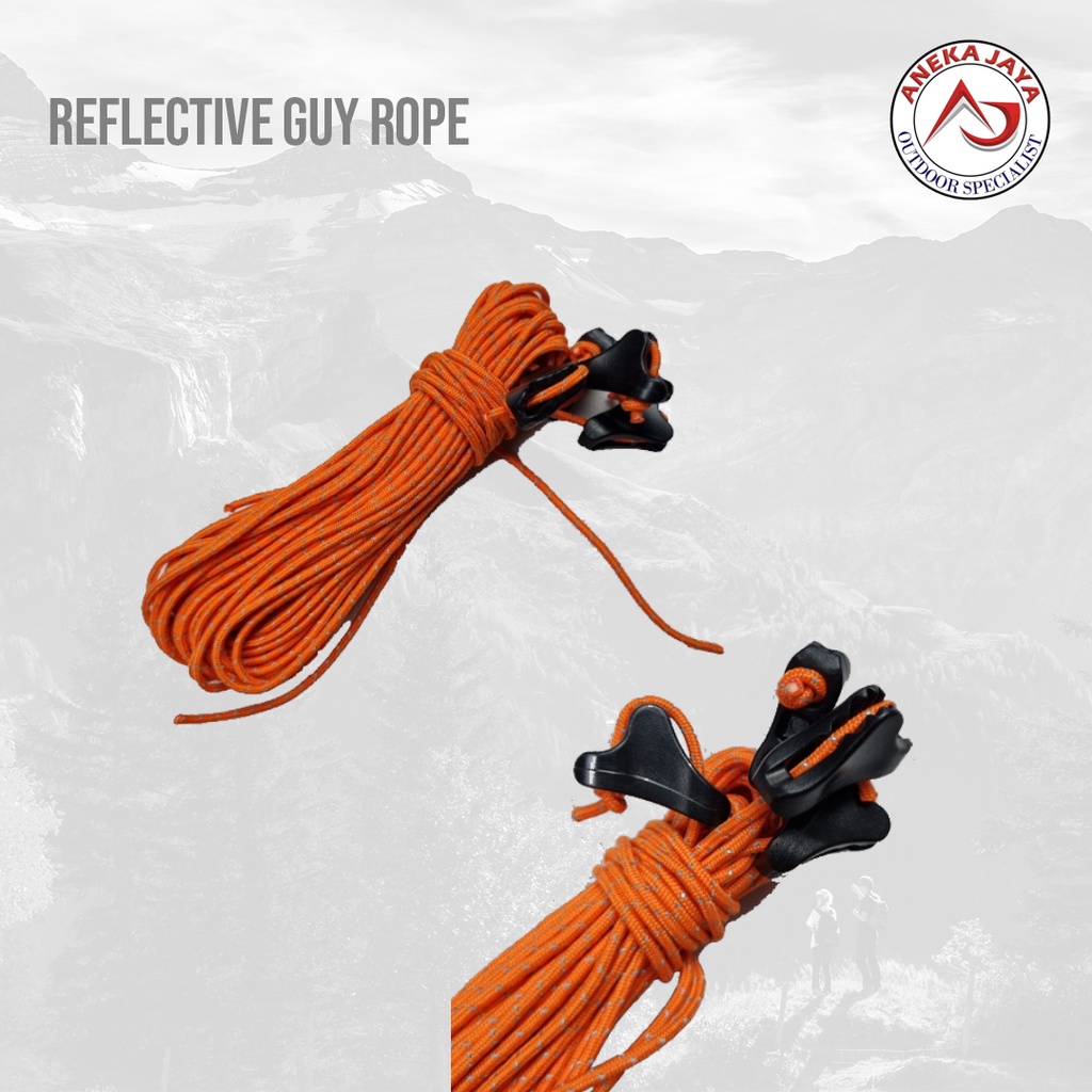 Reflective Guy Rope - Sparepart Tenda BIGADVENTURE