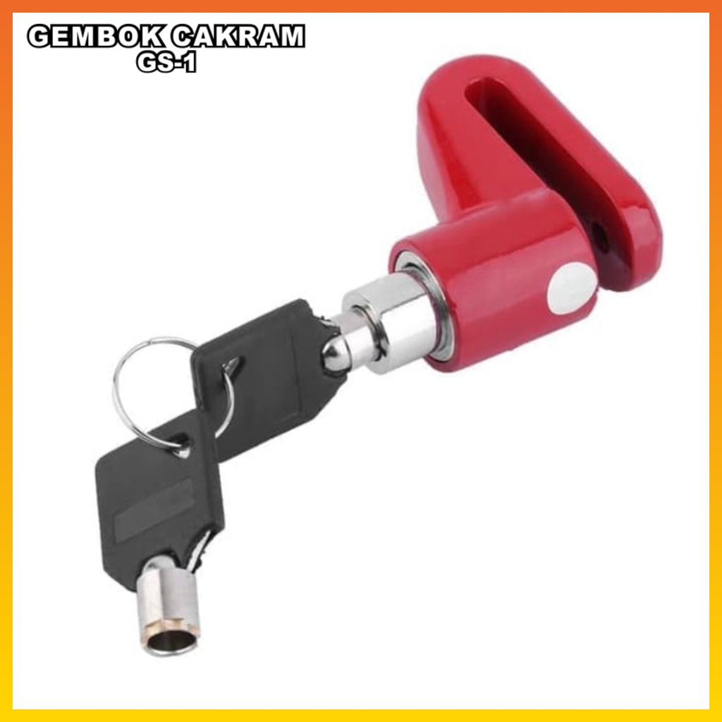 Gembok Motor Cakram Anti Maling moto lock Univesal Gembok Sepeda Aman WHFURNITURE