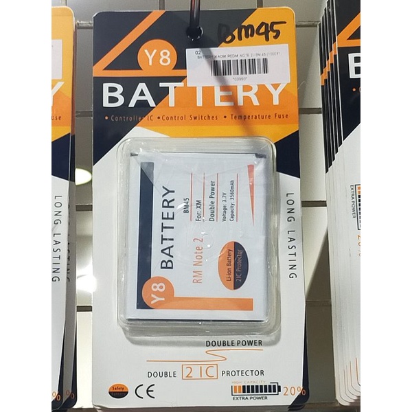 Baterai - Battery xiaomi redmi Note 2 - BM45 - BM 45 Double power