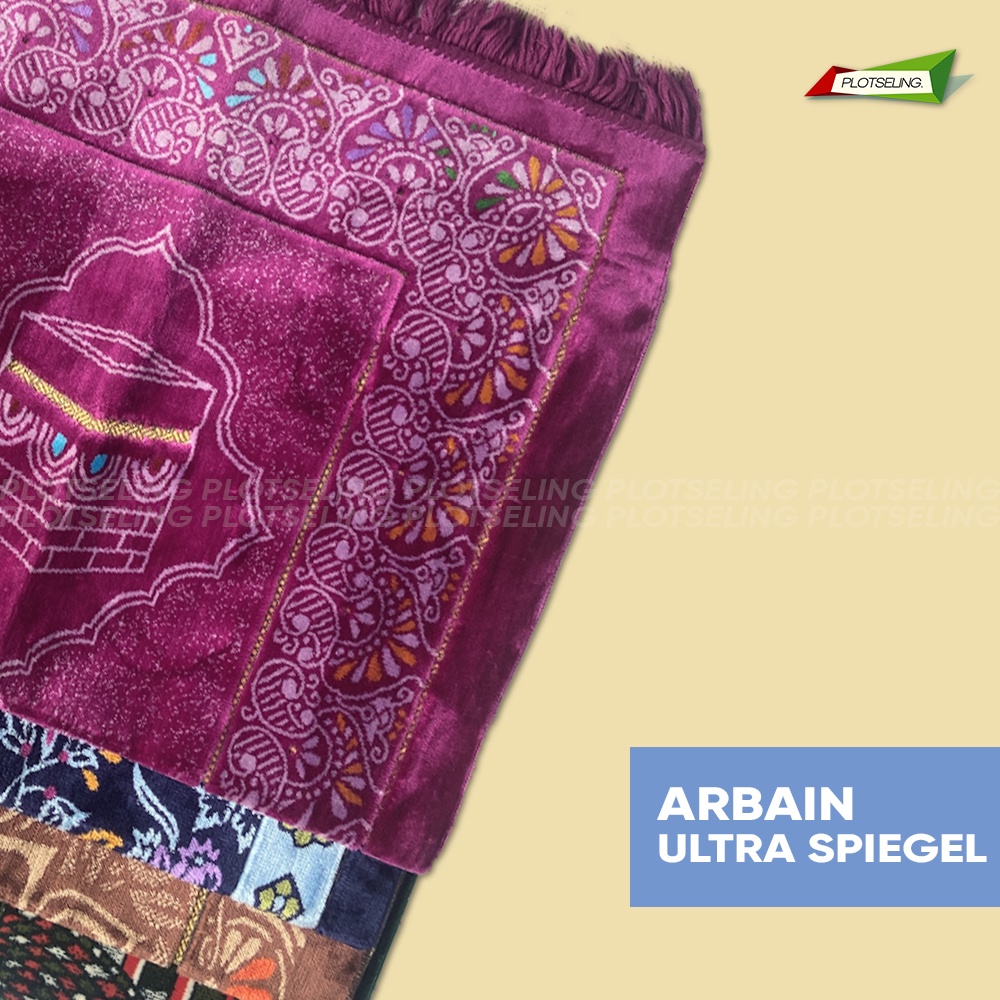 Sajadah Turkey Besar ARBAIN ULTRA SPIEGEL Ukuran 70 x 110 cm Sejadah Dewasa Ibadah Hari Raya Sajadah Turki Tebal Motif Sejadah Peralatan Sholat Muslim