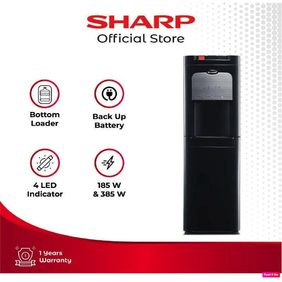 SHARP Dispenser Battery Back Up SWD-80EHL-BK Galon Bawah