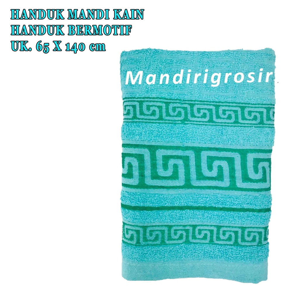 Handuk Bermotif* Handuk Mandi Kain* Handuk Dewasa* Uk. 65X140cm