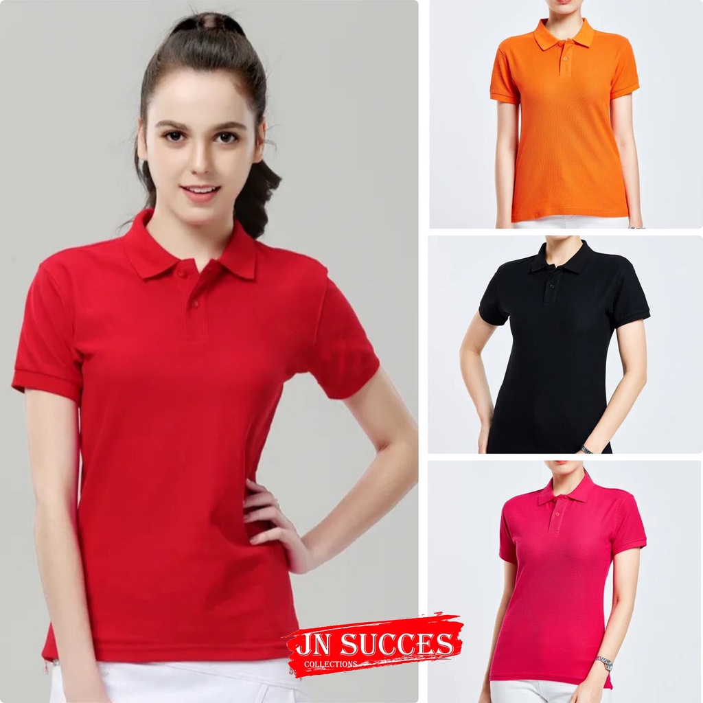 Kaos Polo Wanita / Polo Shirt Wanita / Kaos Berkerah Wanita