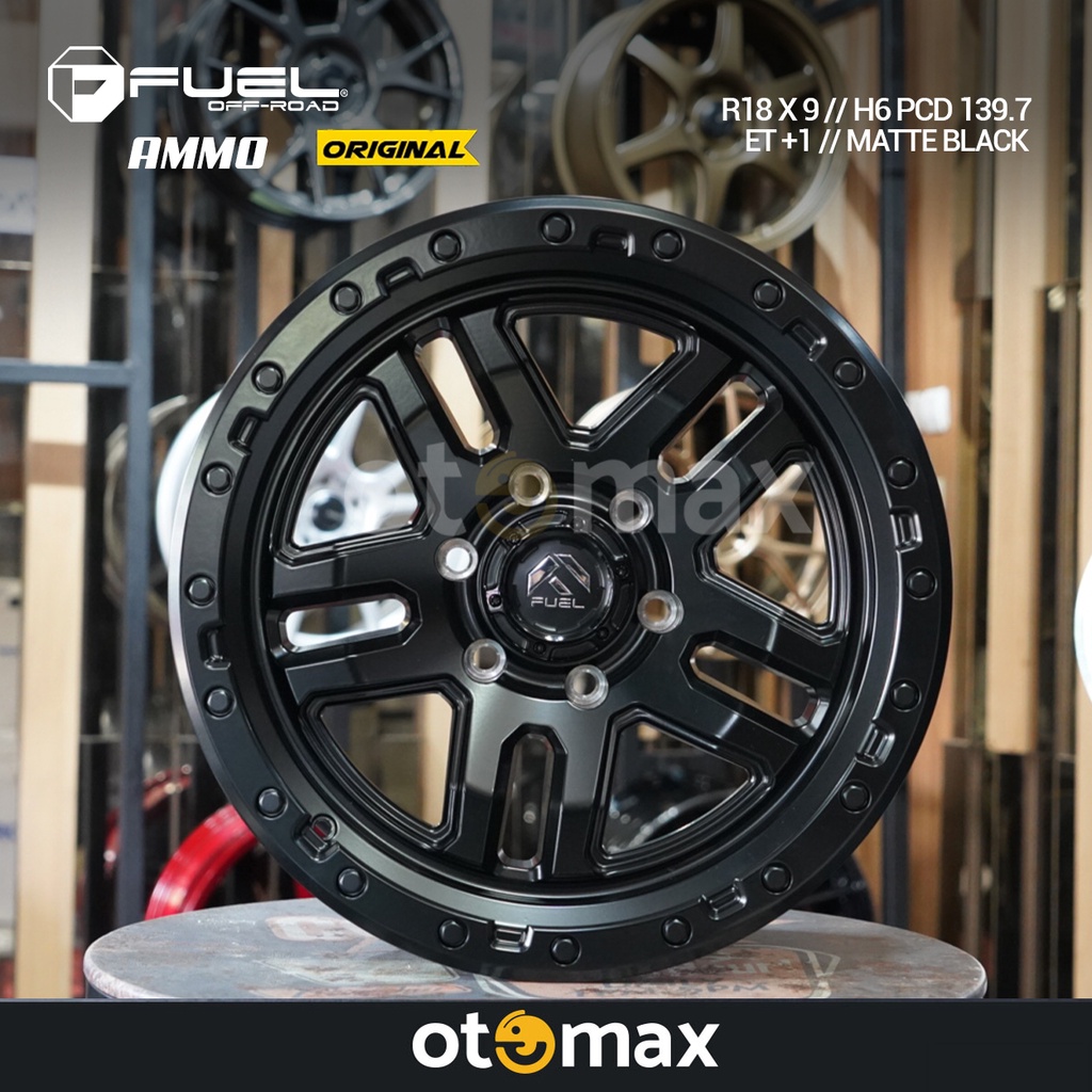 Velg Mobil Fuel Ammo Original Ring 18 Matt Black