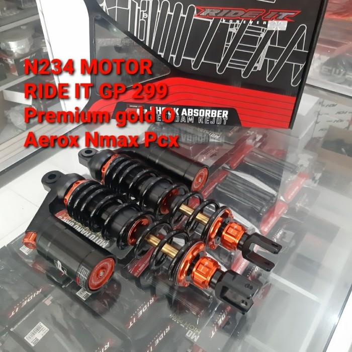 Shock Tabunng Ride It Gp Premium Gold Orange Aerox Nmax Pcx