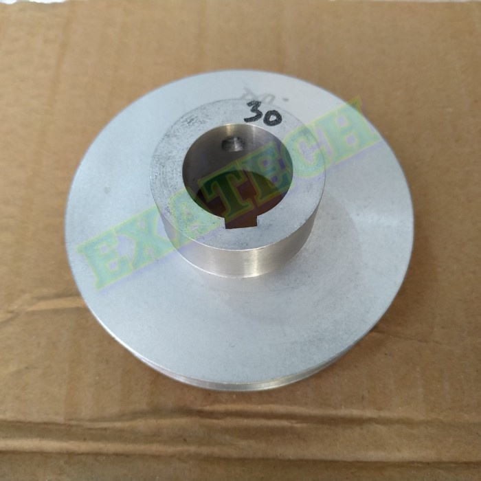 Terlaris Tabe Pulley Pully Puli A1 - 4 Inch As 30 Mm Pulley Alumunium As 30Mm