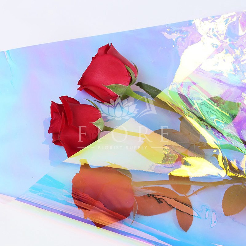 

[5 PCS] Flower Wrapping Hologram Transparant