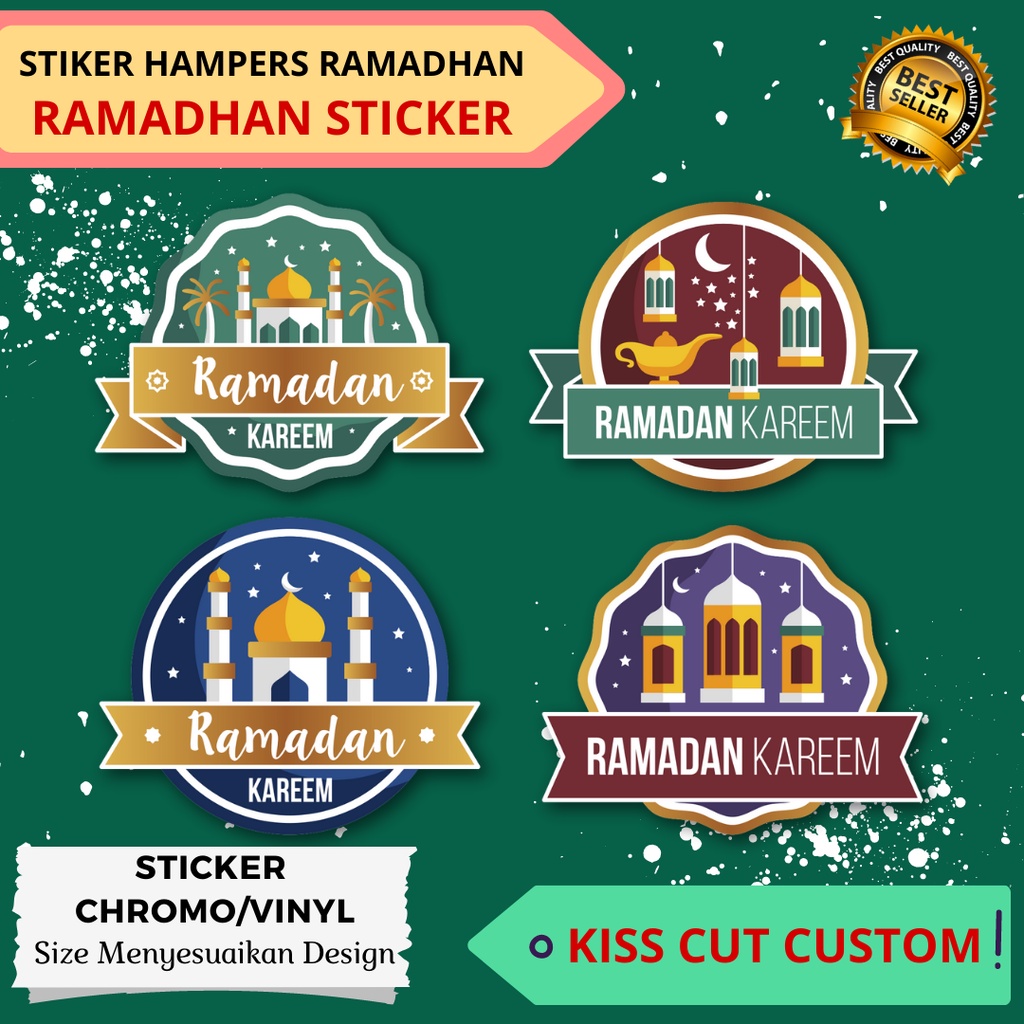 

Stiker Label Lebaran Ramadan Custom | Stiker Chromo | Vinyl | Kiss Cut