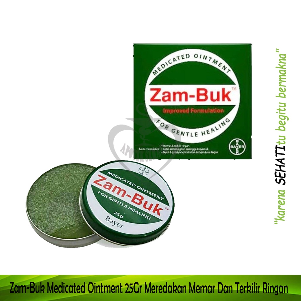 Zambuk Salep Mengobati Luka Memar Kulit Zam-Buk