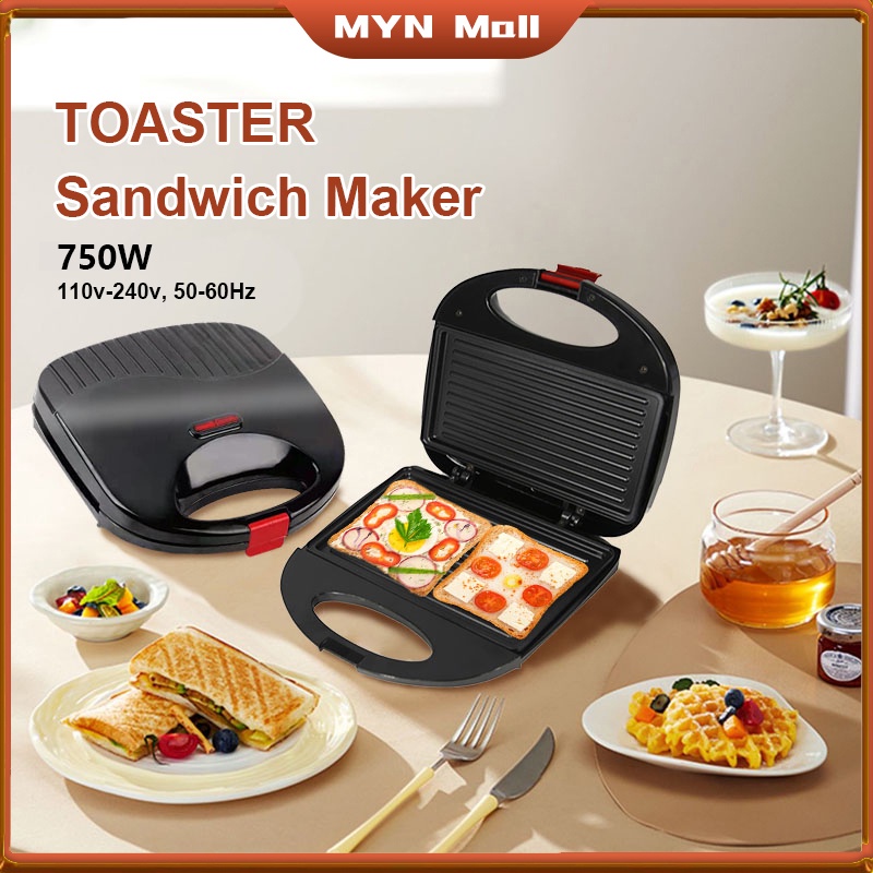 TOASTER/Sandwich Maker/toaster roti/Multifungsi Alat Pemanggang Roti Toaster/Mesin Kue/PEMANGGANG ROTI ALAT PEMBUAT SANDWICH/Breakfast Machine