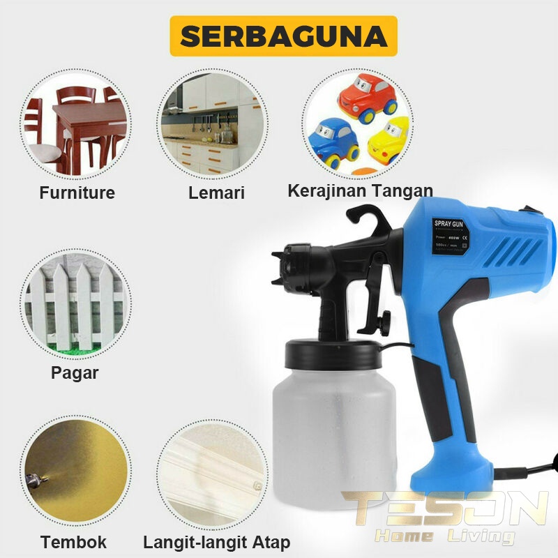 alat cat semprot listrik 400W 800ml, mesin cat semprot listrik, jual sprayer elektrik alat cat dinding, mesin semprot spray gun/Alat Semprotan Cat