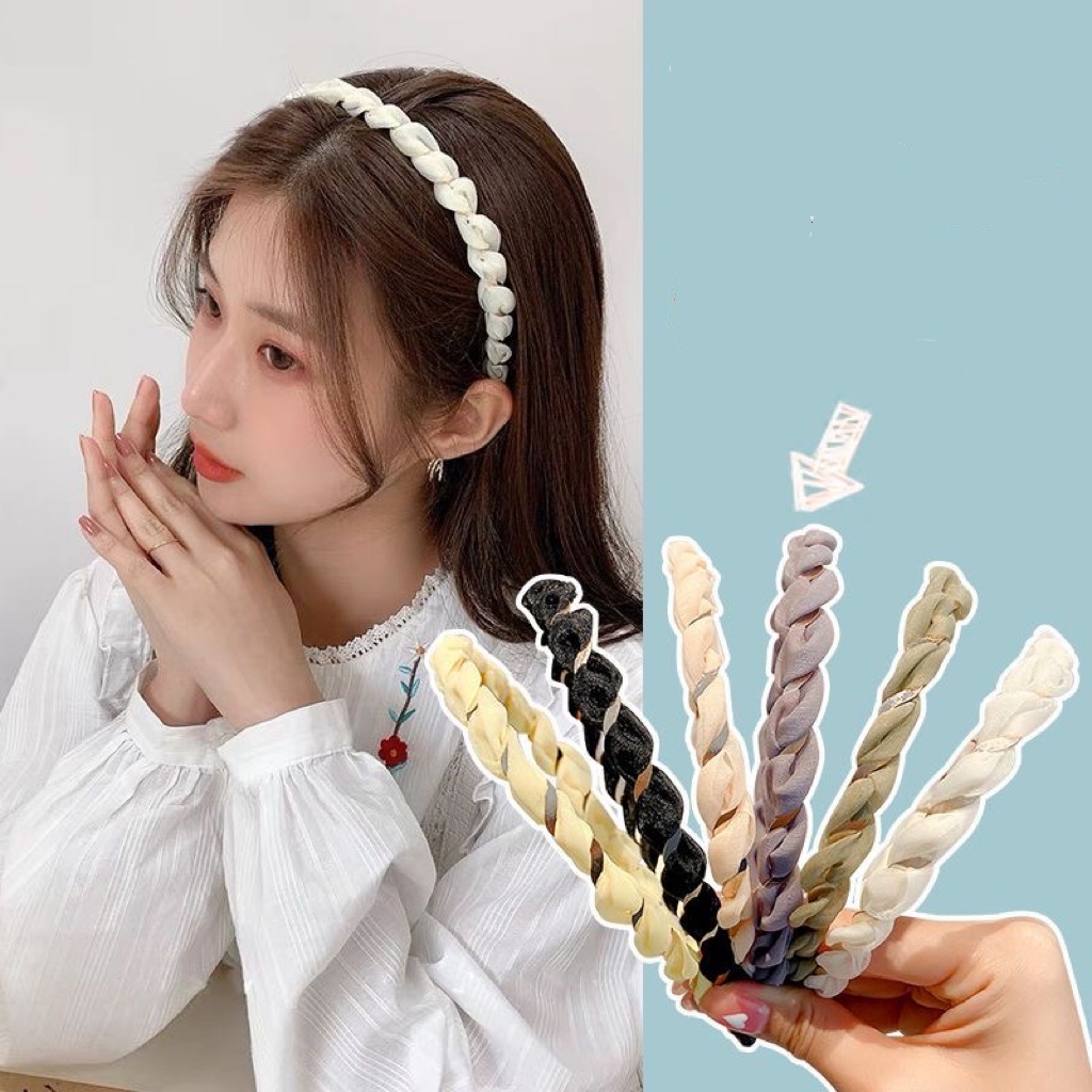 Headband Bando Rambut Wanita Korea Fashion Kekinian Bondu Cantik import