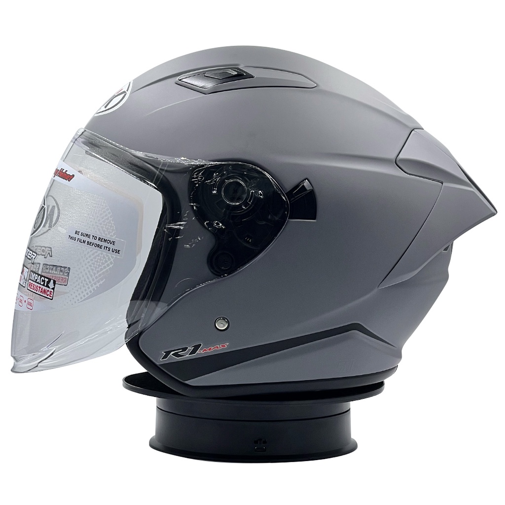 Helm NHK R1 Max SE Solid Dim Grey Doff