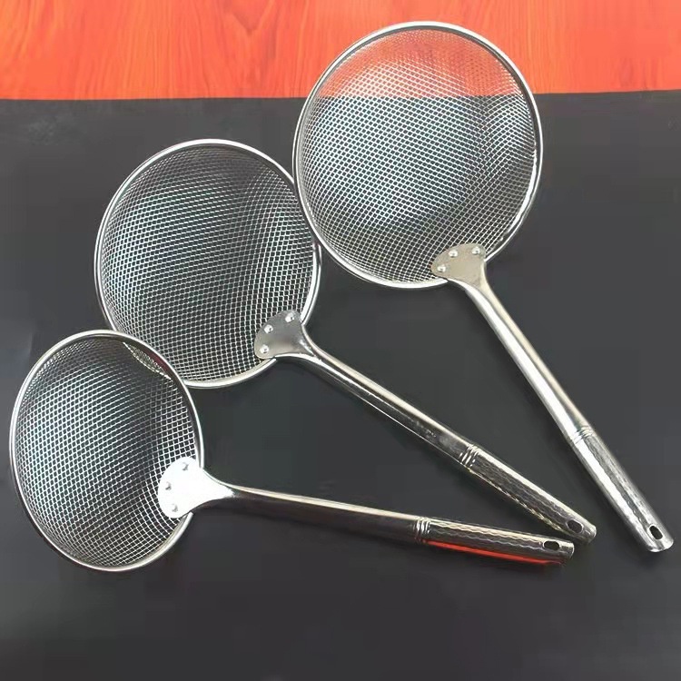 Tirisan Saringan Minyak Halus Serokan Masak 20/22cm Tahan Panas Stainless