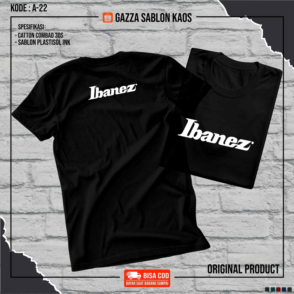 KAOS IBANEZ // KAOS GITAR IBANEZ // KAOS GITARIS