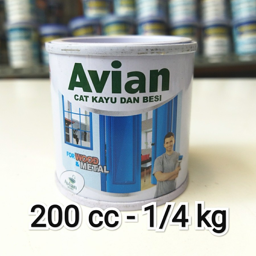 Avian 1/4kg 200cc Cat Kayu dan Besi Avian Kecil
