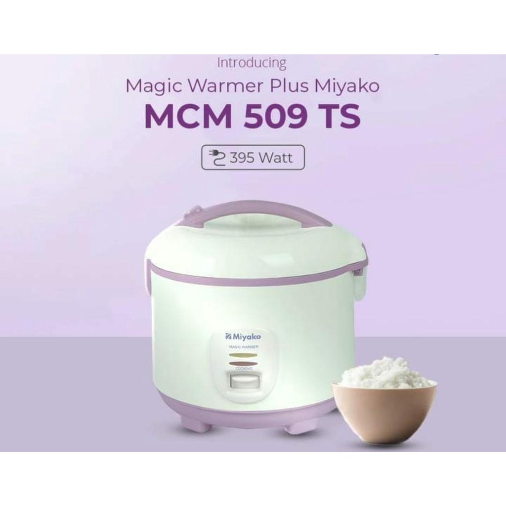 Miyako MCM-528 ts Rice Cooker - Magic Com Penanak Nasi 1,8 Liter ORI / NIKO Rice Cooker Oishi 1.8L Glass