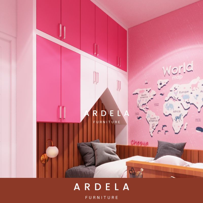 Interior Custom Kamar Anak Harga Per Meter Persegi Free 3D Desain dan Free Survey Menerima Pemesanan