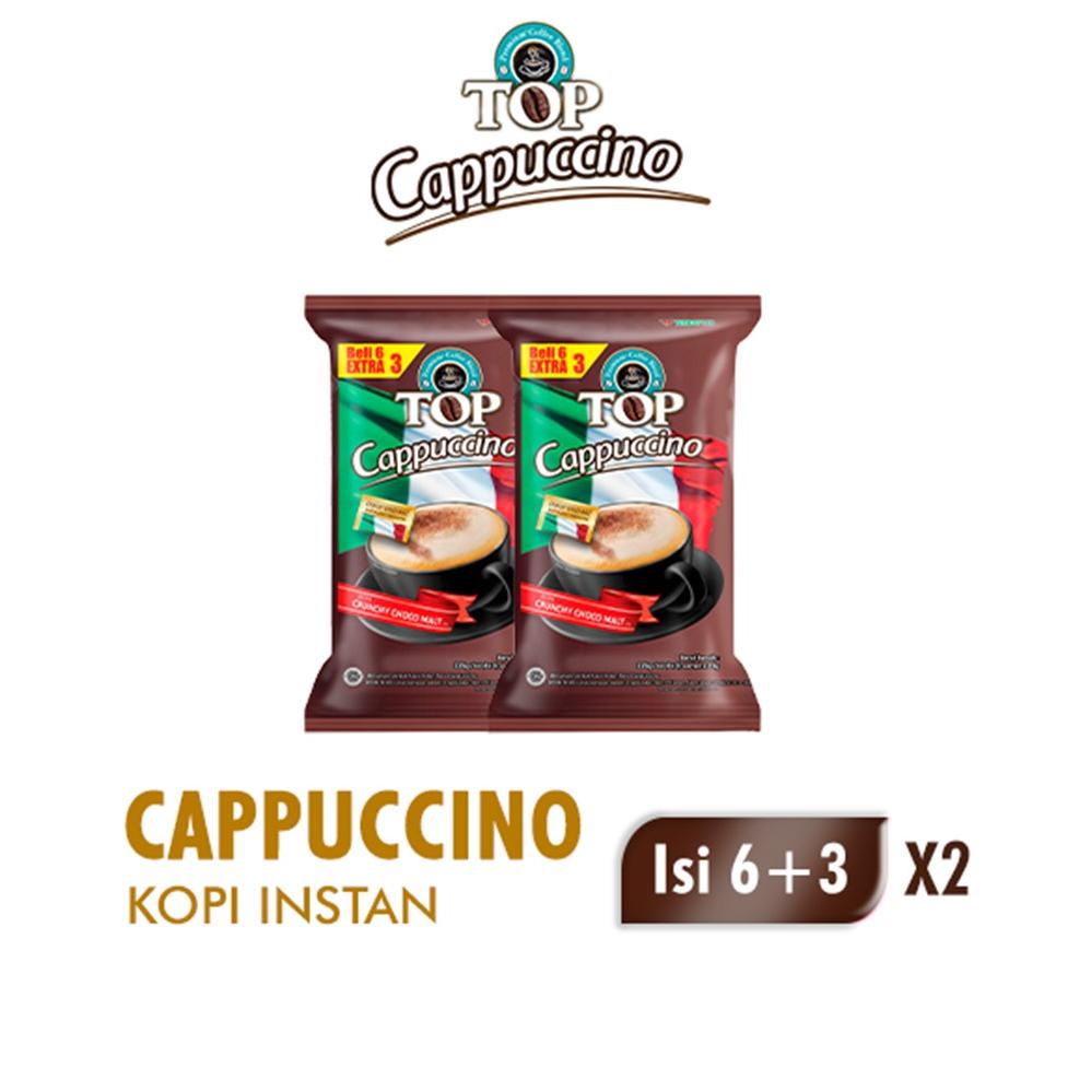 

TERMURAH Kopi Top Cappuccino 25gr x 9 x2