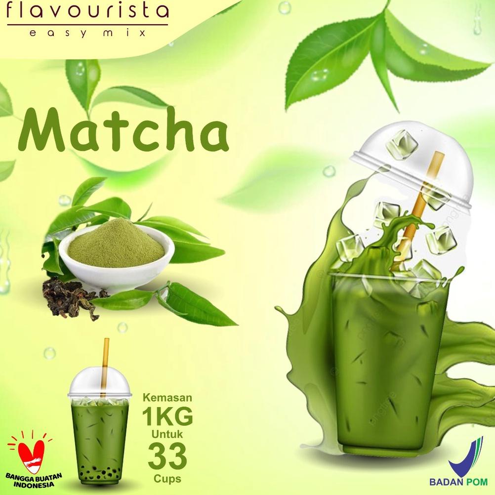 

【Penjualan Terbaik】✅COD Flavourista Bubuk Minuman Murah Rasa Matcha / Matcha Powder 1000 gram