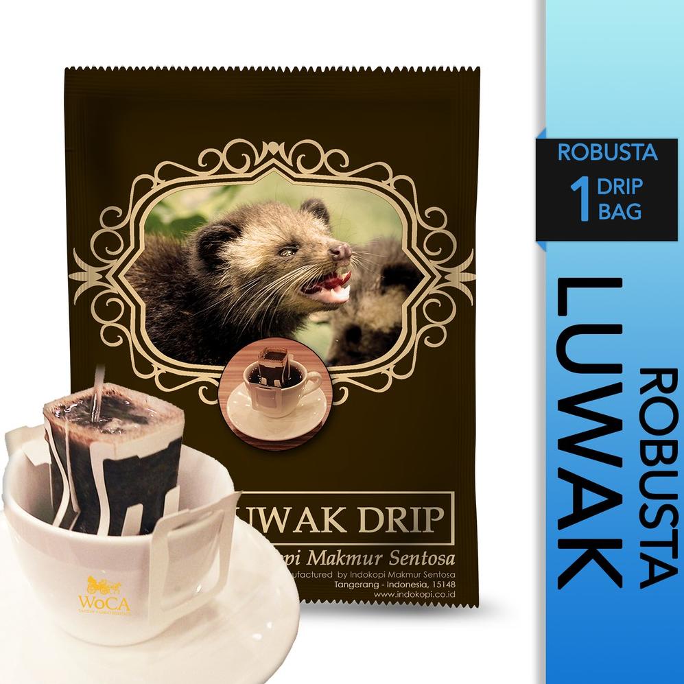 

✨ 7.7 WoCA Kopi Luwak DRIP ROBUSTA per 1 sachet