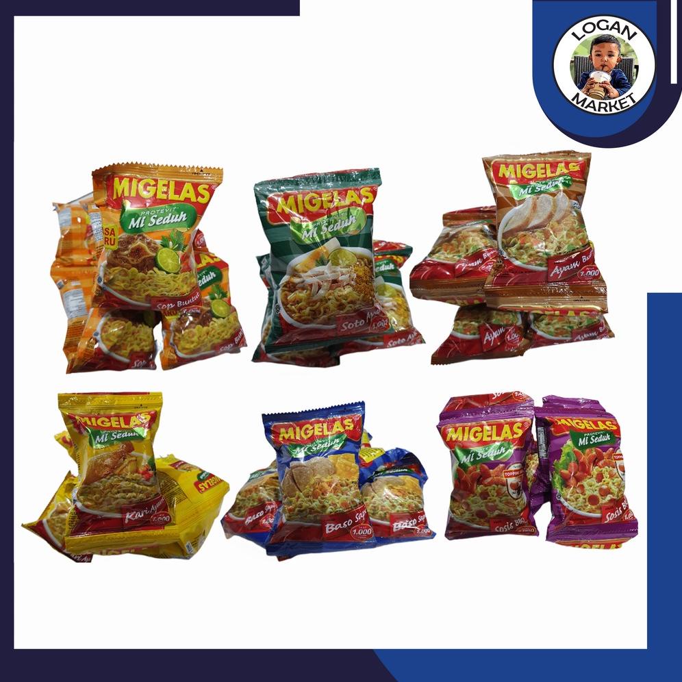 

9.9 BRANDS FESTIVAL Mie Gelas Migelas Renceng 10 Pcs Sachet 10Pcs All Varian Ayam Bawang Baso Sapi Goreng Sosis Kari Ayam Sop Buntut Sosis BBQ Soto Ayam