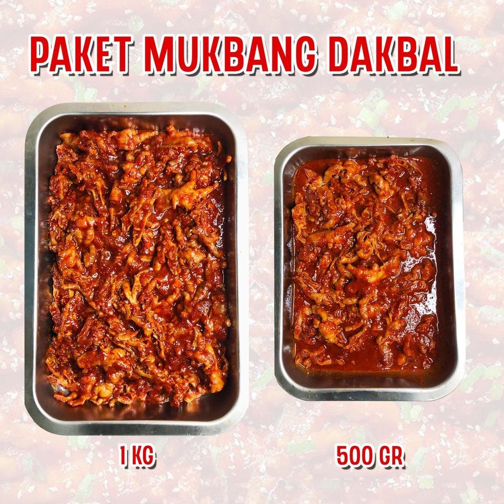 

❤[PROMO ⚡ALE!!!]❤ Eonnie Kitchen - Paket mukbang dakbal ceker tanpa tulang 500gr & 1kg