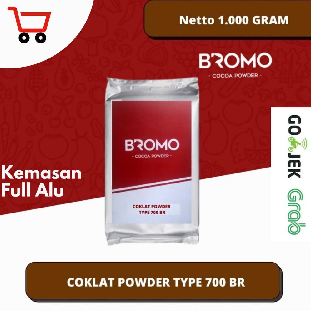 

Terlaku.../ BROMO Kakao Powder BR 700| Dark Coklat 100% ASLI Cocoa