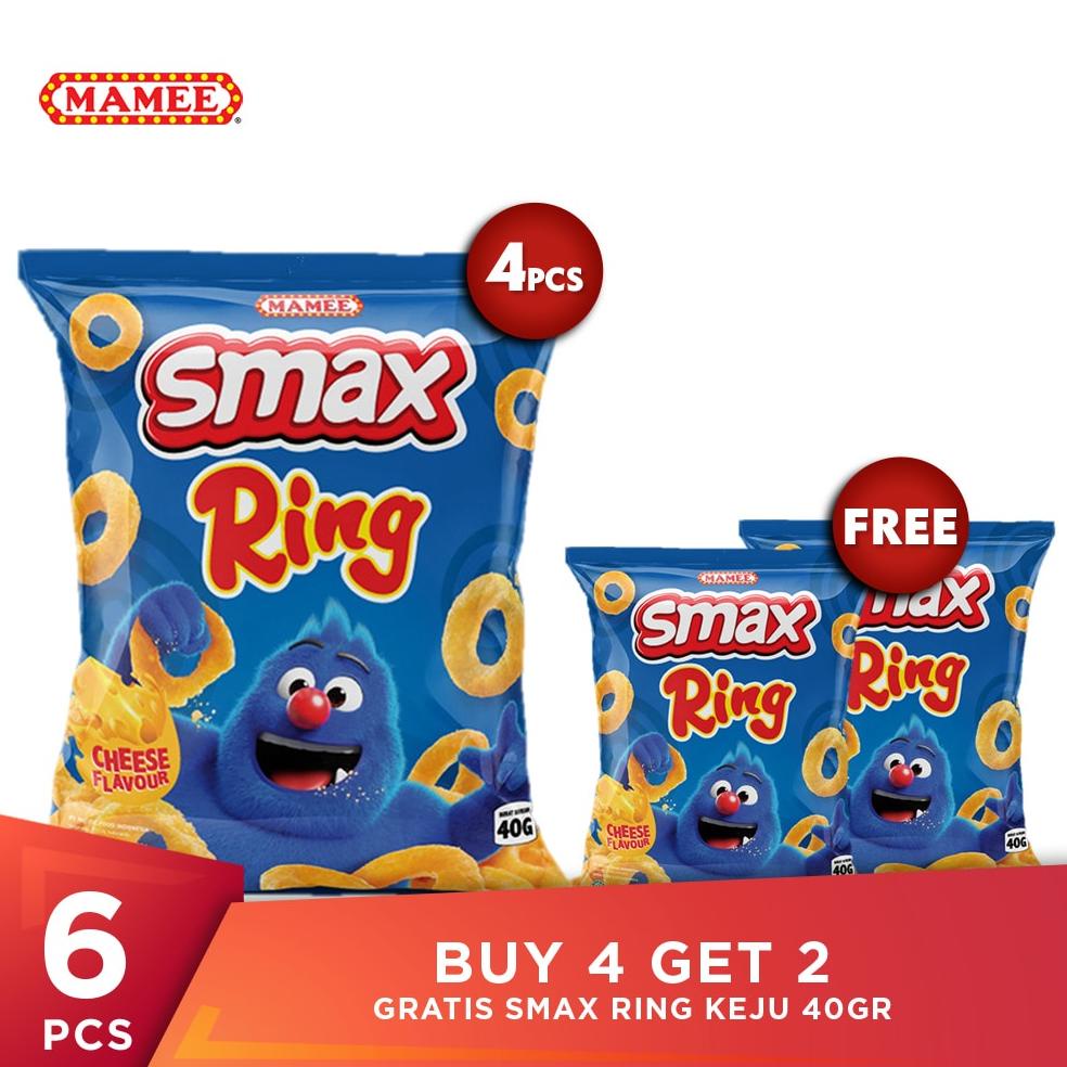 

⚡GROSIR⚡ Buy 4 Get 2 Free SMAX Ring Keju 40gr